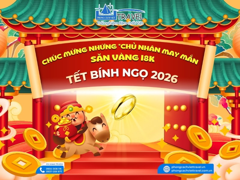 CHÚC MỪNG KHÁCH HÀNG CHÂU NGỌC LÂM – CHỦ NHÂN GIẢI ĐẶC BIỆT NHẬN LỘC VÀNG 18K TỪ PHONG CÁCH VIỆT TRAVEL